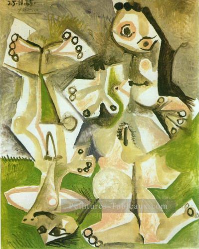 Man et Femme nus 1965 cubism Pablo Picasso Peintures à l'huile